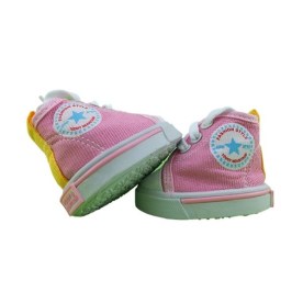 Pink Star Tennis Shoe